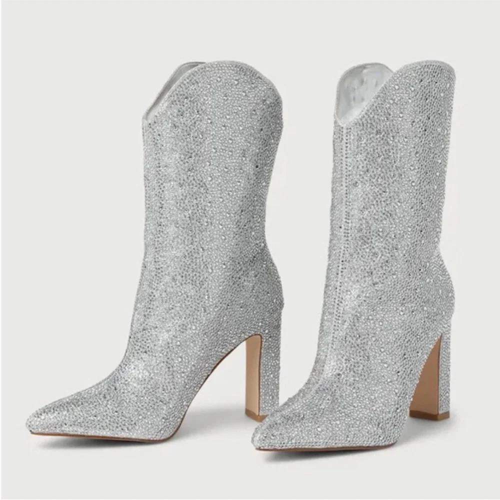 Billini Rhinestone Boots - Picture 2 of 9